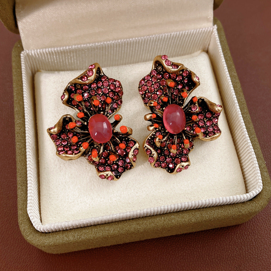 ヴィンテージ・ブルーム ステートメントピアス