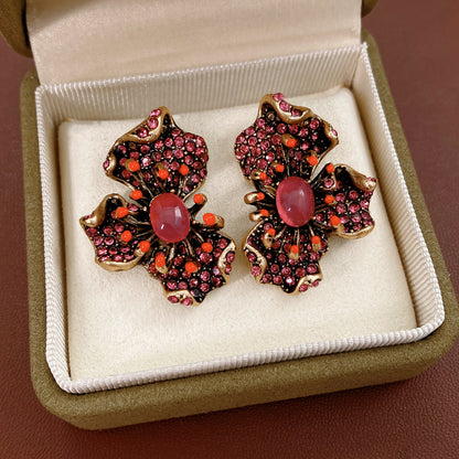 ヴィンテージ・ブルーム ステートメントピアス