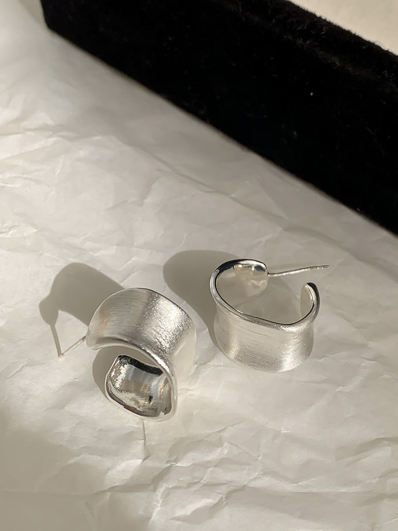 ワイドU字 フープピアス