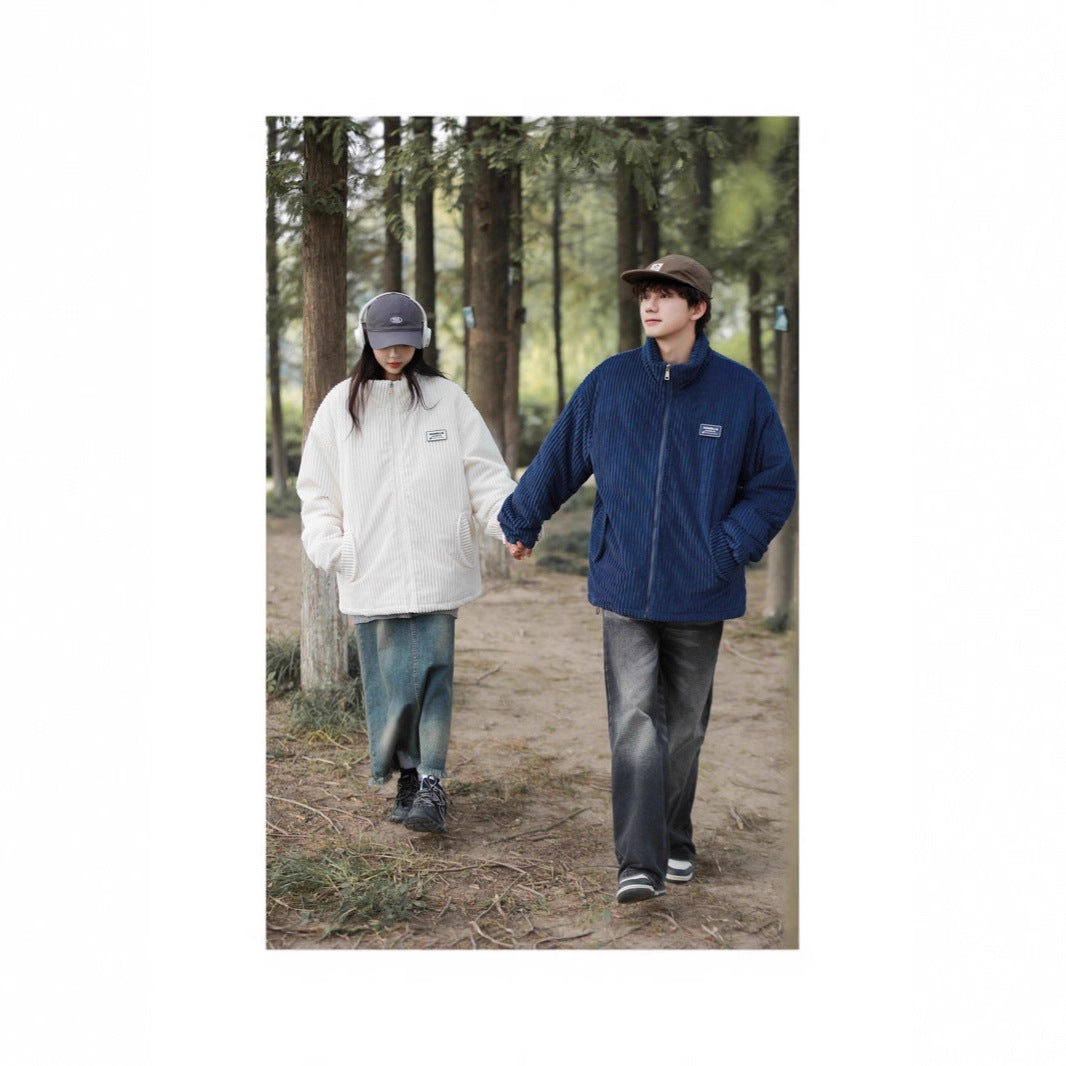 コーデュロイ ジップアップ ジャケット