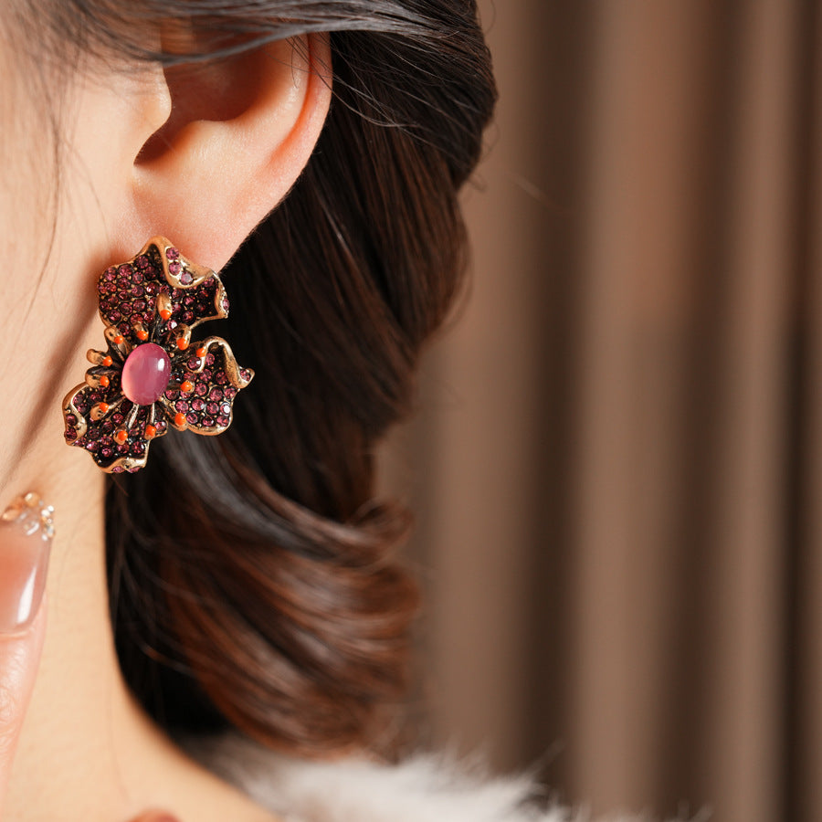 ヴィンテージ・ブルーム ステートメントピアス