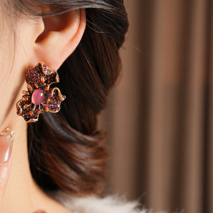 ヴィンテージ・ブルーム ステートメントピアス