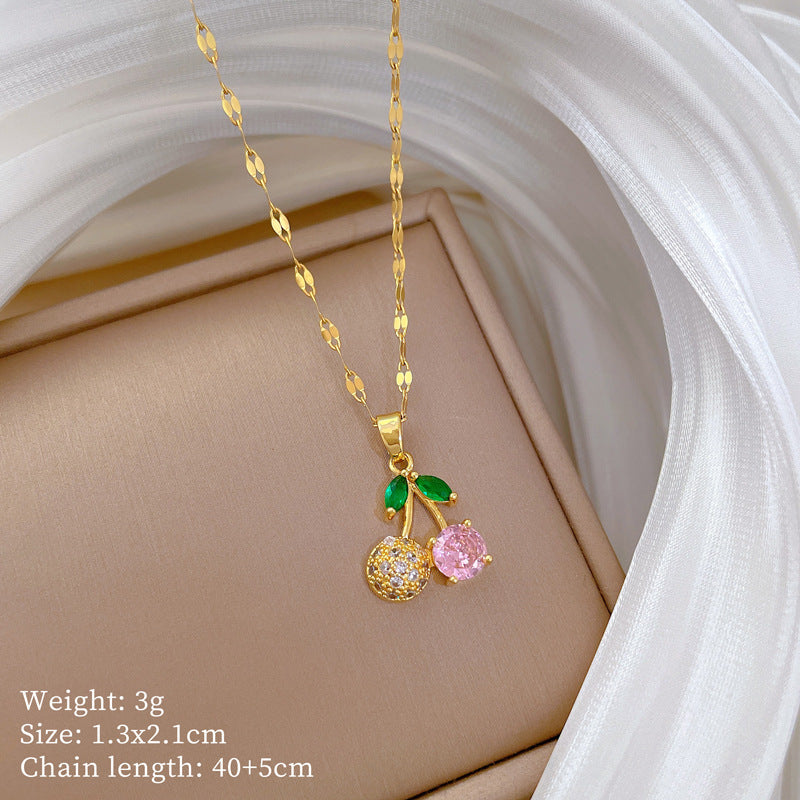 チェリーモチーフ ネックレス