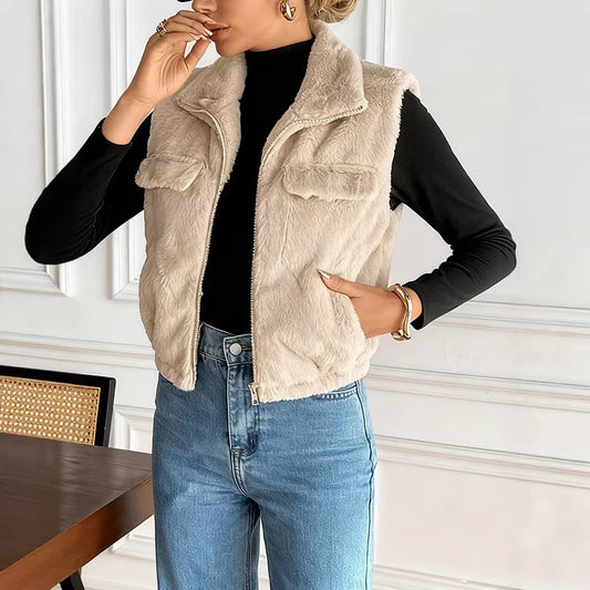 ジップアップ ベスト