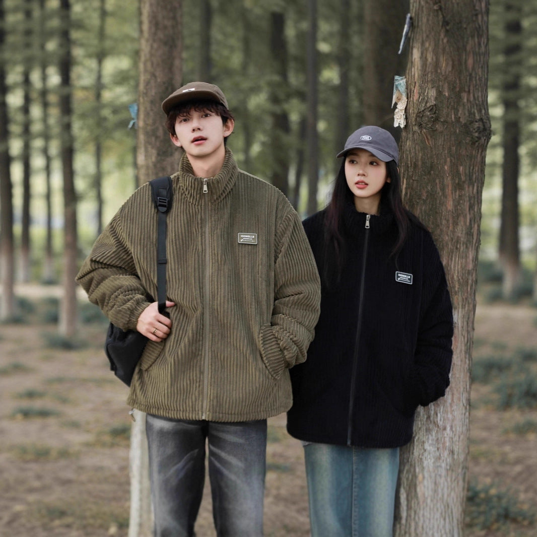 コーデュロイ ジップアップ ジャケット