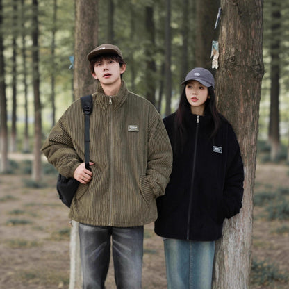 コーデュロイ ジップアップ ジャケット