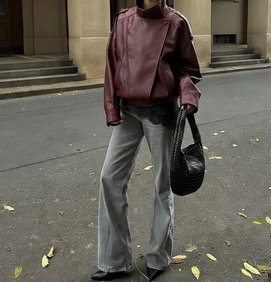 レザー ライダースジャケット