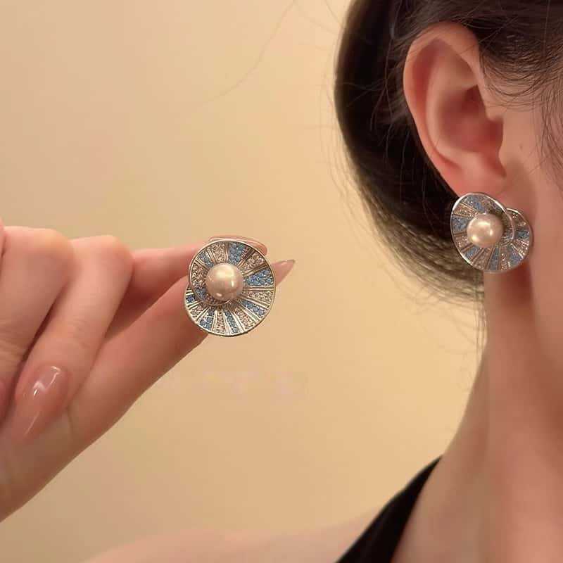ヴィンテージパール ピアス