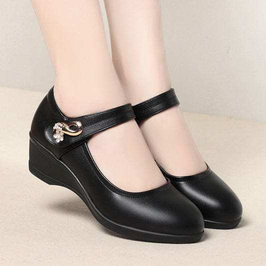 ウェッジソール パンプス