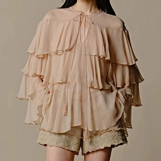 フリルデザイン ティアード