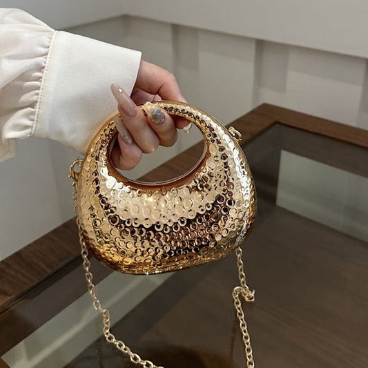 メタリック  ミニバッグ