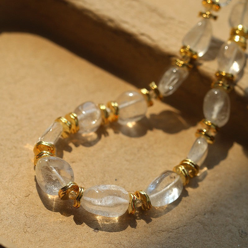 ホワイトクリスタル ネックレス