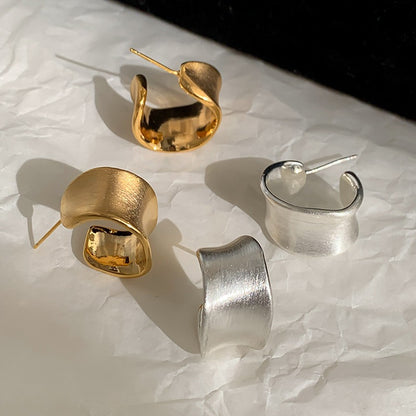 ワイドU字 フープピアス