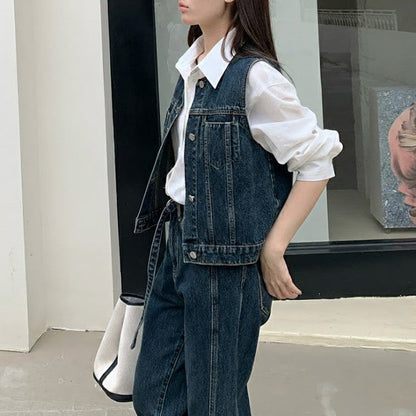 デニム セットアップ